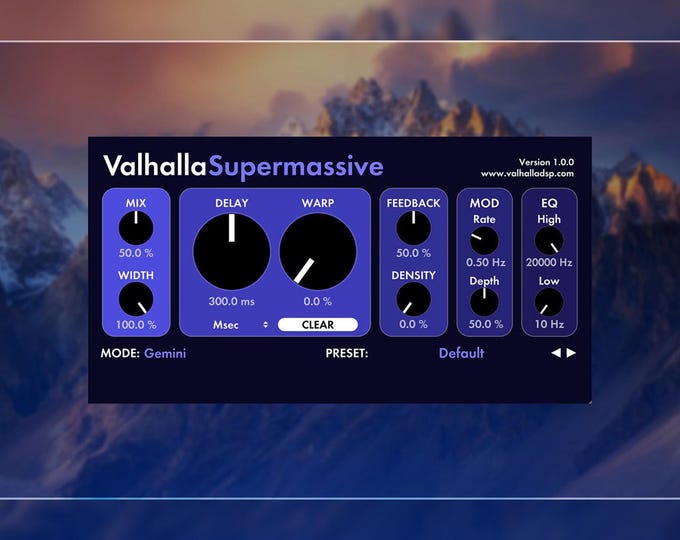 Valhalla Super Massive | Preset Pack