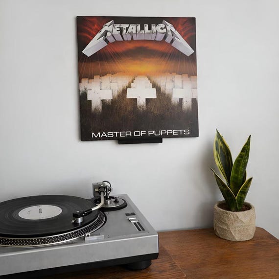 Vinyl Record Wall Mount | Minimalist LP Holder | Modern Wall Display & Storage