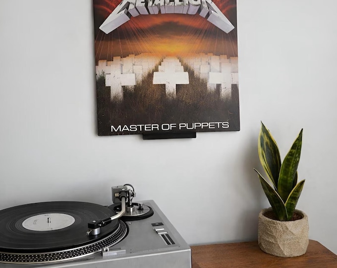 Vinyl Record Wall Mount | Minimalist LP Holder | Modern Wall Display & Storage