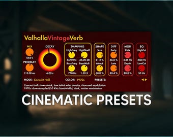 Valhalla VintageVerb | Cinematic Reverb Presets