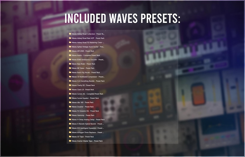 Waves Audio is a leading developer of VST plugins widely used in music production mixing mastering and post-production offering a vast catalog of processors modeled after iconic analog hardware and modern digital tools Featuring EQs compressors reverbs delays saturation noise reduction vocal processors and creative effects Waves plugins provide professional clarity punch warmth and versatility trusted by producers engineers and sound designers across every genre