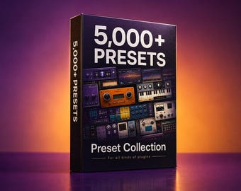5,000+ VST Plugin Presets Bundle | Mixing, Mastering, Vocal, Drum, Guitar, Bass, Piano & FX Presets