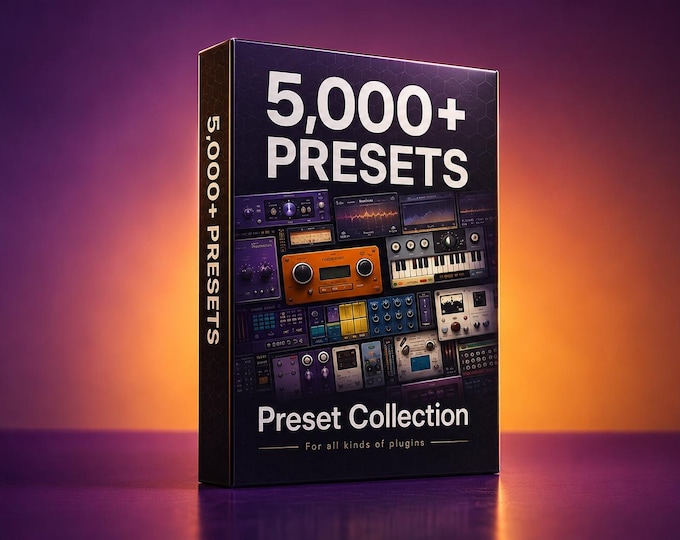 5,000+ VST Plugin Presets Bundle | Mixing, Mastering, Vocal, Drum, Guitar, Bass, Piano & FX Presets
