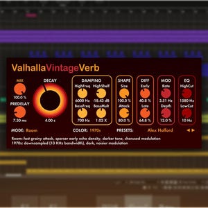 Valhalla VintageVerb is a powerful reverb plugin designed to deliver lush, atmospheric sound inspired by vintage digital hardware from the 1970s and 1980s. With 18 high-quality reverb algorithms including plate, room, hall, chamber, and nonlinear modes, it offers deep control over decay, modulation, tone shaping, and diffusion. Ideal for music production, mixing, and sound design, it enhances vocals, drums, synths, and more. Perfect for achieving retro or modern ambience