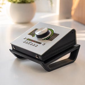 Arquivo STL para impressão 3D do suporte de mesa Apollo Twin | Suporte para interface de áudio universal