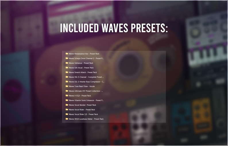 Waves Audio is a leading developer of VST plugins widely used in music production mixing mastering and post-production offering a vast catalog of processors modeled after iconic analog hardware and modern digital tools Featuring EQs compressors reverbs delays saturation noise reduction vocal processors and creative effects Waves plugins provide professional clarity punch warmth and versatility trusted by producers engineers and sound designers across every genre