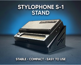 Stylophone S-1 Stand | Angled Synth Desktop Holder for Playing & Display