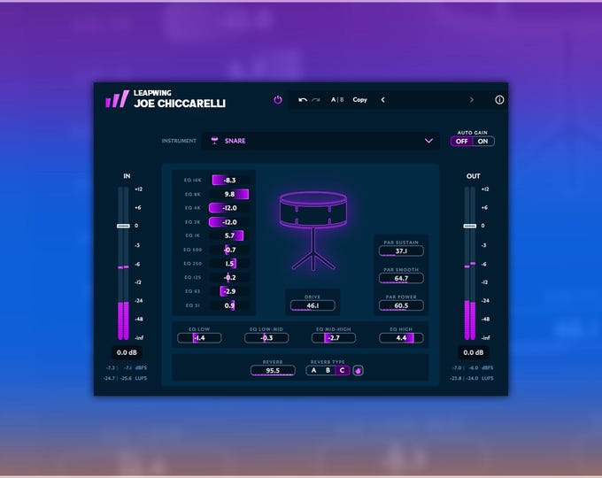 Leapwing Audio Joe Chiccarelli | Preset Pack
