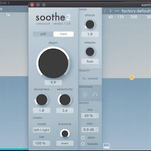 soothe2 plugin eq for mixing instruments and vocals for better sounds using vst plugin