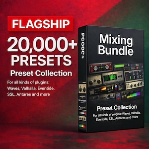 Paquete insignia con más de 20 000 presets de plugins VST / Paquete definitivo de mezcla y masterización para productores musicales