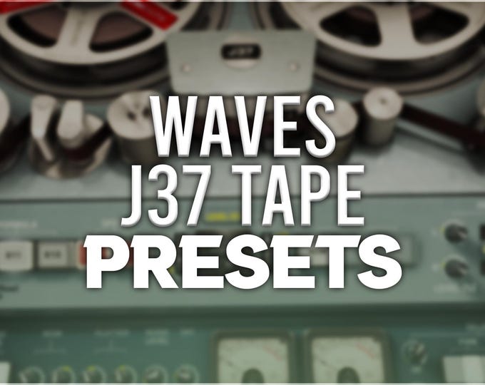 Waves Abbey Road J37 Tape | Preset Pack