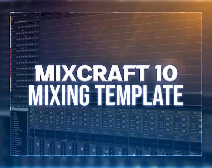 Mixcraft 10 Pro Studio - Professional Mixing Template