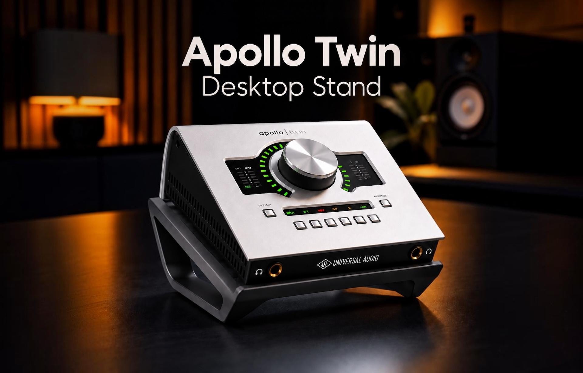 Universal Audio Apollo Twin Stand | Desktop Stand for Apollo Twin