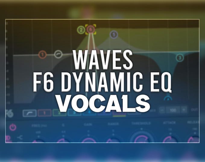 Waves F6 Floating-Band Dynamic EQ - Vocal Presets