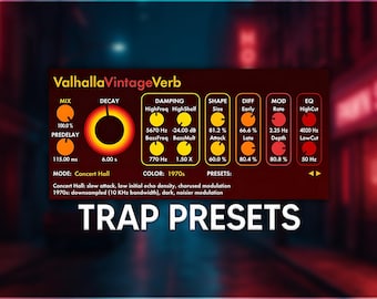 Valhalla VintageVerb | Trap Reverb Presets