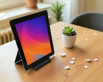 Tablet Stand STL File | 3D Print Mount for iPad, Samsung, Microsoft Tablets
