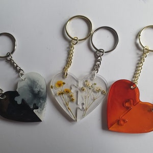 Heart Friendship Keyrings