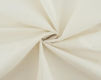 Birch Fabrics GOTS certified Organic Cotton poplin,Solid poplin, Parchment