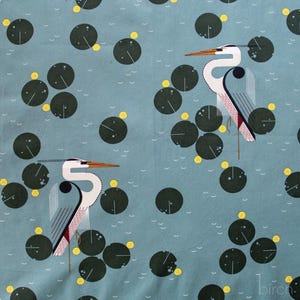 Birch Fabrics GOTS-certifierad ekologisk bomullspoplin, Charley Harper, New Herondipity Poplin