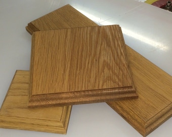 Oak Display plinths or Bases