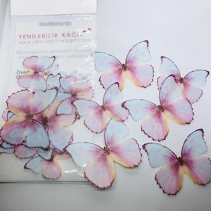 Edible Precut Wafer Butterfly