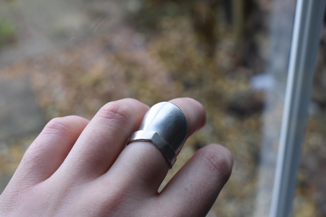 Spoon Armor Sterling Silver Spoon Armour Ring, Made From Reclaimed Silverware ...