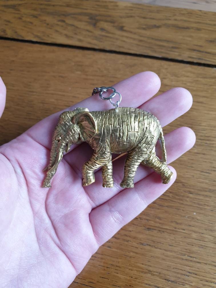 Custom Elephant Keyring Elephant Keyring Resin Keyring Etsy UK