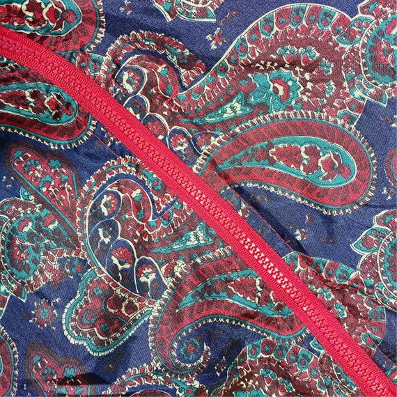 Vintage 90’s Jennifer Moore Activewear Paisley Pr… - image 3