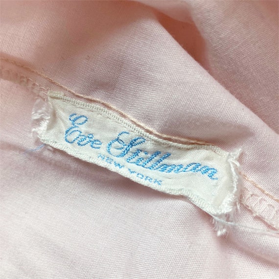 Vintage Eve Stillman New York Embroidered Pink Pl… - image 7