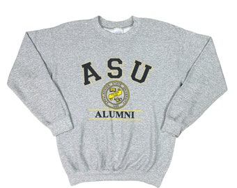 Vintage Gildan Appalachian State University Alumni Crew Neck Sweatshirt Size Medium College Unisex Sweatshirt Academia