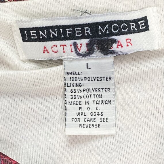 Vintage 90’s Jennifer Moore Activewear Paisley Pr… - image 6