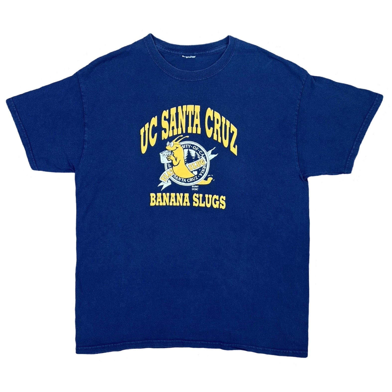 Vintage 1997 UC Santa Cruz Crew Neck Tee Cut Tag Best Fits Medium 