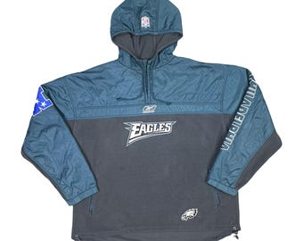 Reebok Philadelphia Eagles ナイロンジャケット 90's Philadelphia Eagles Reebok Kelly Green NFL Windbreaker