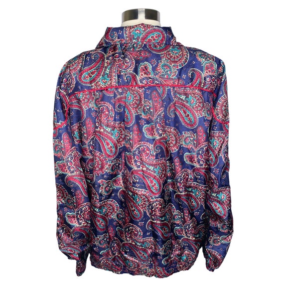 Vintage 90’s Jennifer Moore Activewear Paisley Pr… - image 5