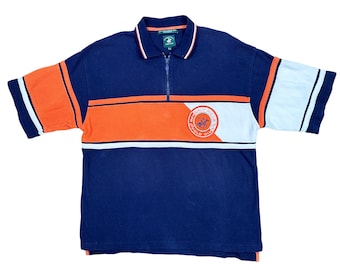 Vintage Beverly Hills Polo Club Embroidered Polo Shirt Size Medium Preppy Jersey Sportswear Boujee