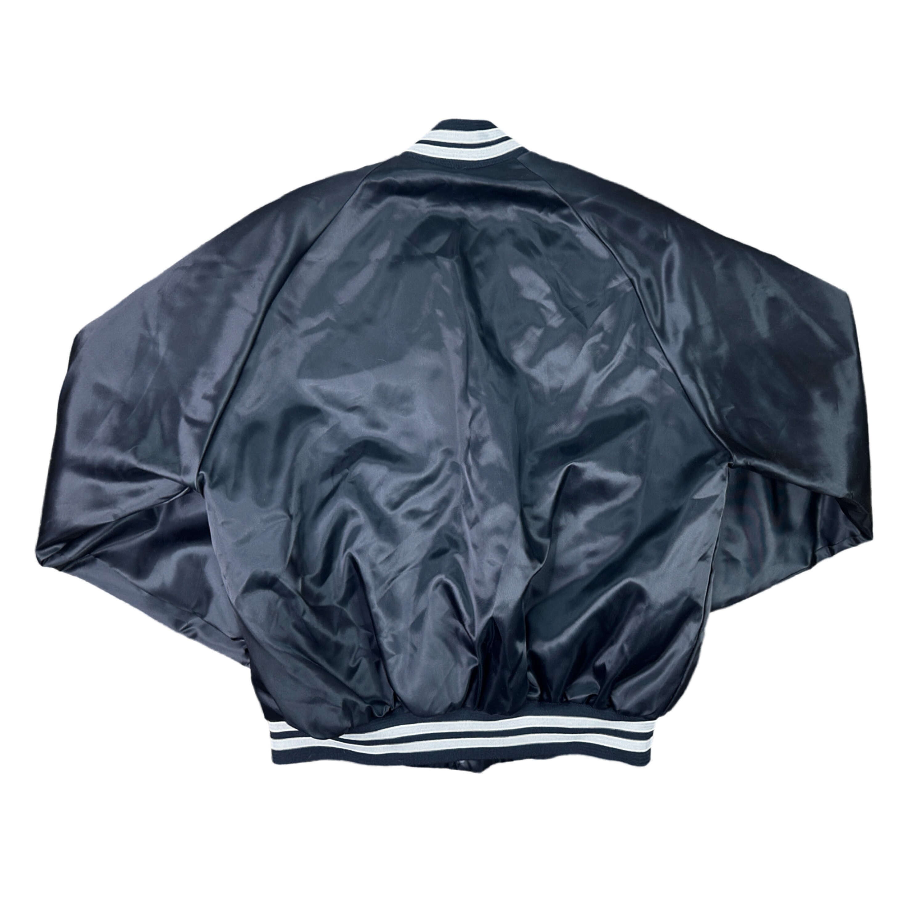 The MA 1 BIG 'A' Bomber Jacket in black. Featuring an