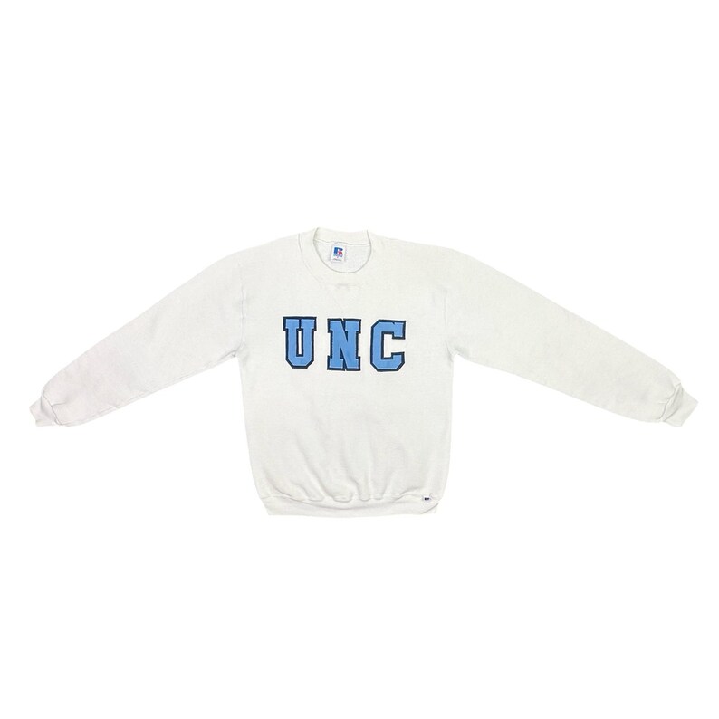 Vintage Russell Athletic University of North Carolina Crew Neck Size Small Sweatshirt Pullover Tar Heels Chapel Hill Preppy College Preppy bild 3