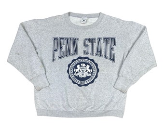 Vintage Galt Sand Penn State University Crew Neck Sweatshirt Size Medium College Fratty Pullover Fleece