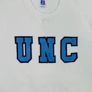 Vintage Russell Athletic University of North Carolina Crew Neck Size Small Sweatshirt Pullover Tar Heels Chapel Hill Preppy College Preppy bild 2