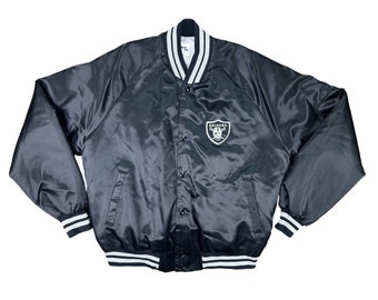 ファッションシーンで話題のこれから流行るブランド12選 Vintage Bomber Satin Raiders Angeles Los Line Chalk 1980's ジャケット・アウター