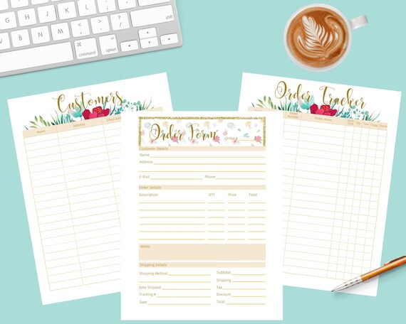 Order Form Bundle Small Business Documents A4 A5 Letter | Etsy