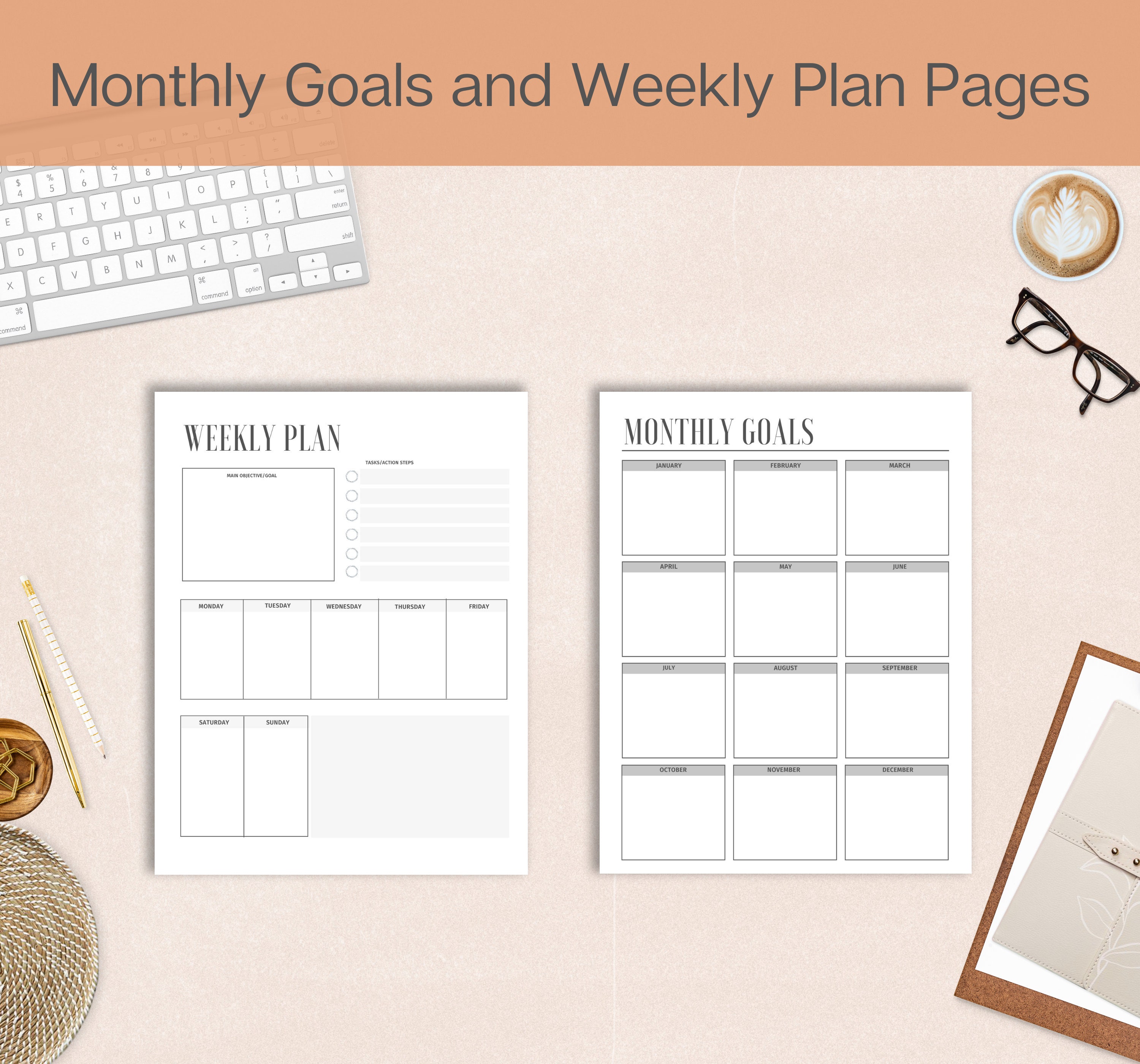 Business Project Planner Bundle Small Business Planner Side Hustle