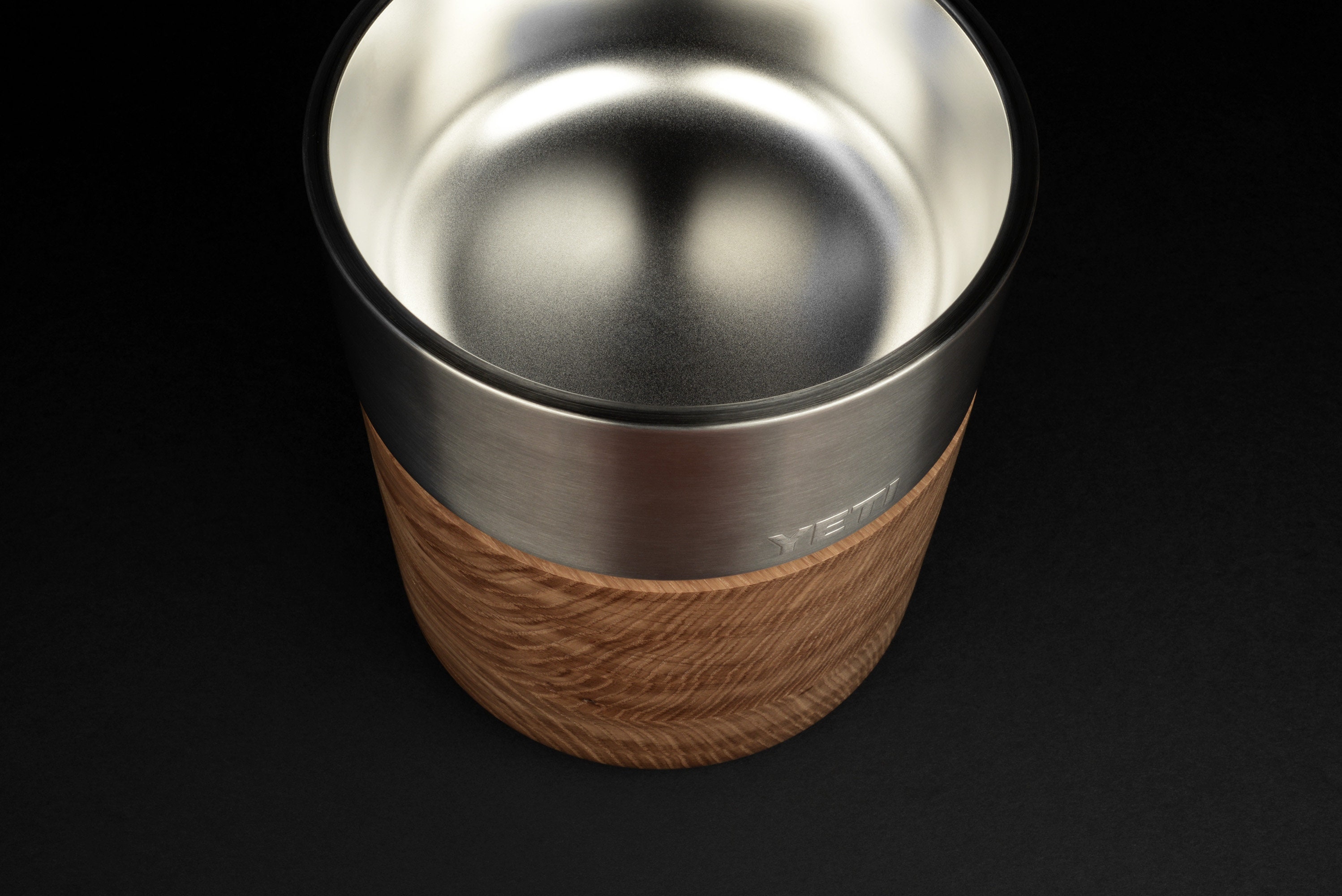 Custom CAKE YETI Boomer 8 Quarter Sawn White Oak Dog Bowl Stand