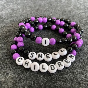 ★tow tow archive★ Hocus Pocus Bracelet Skull White TBH42AB Hocus Pocus Spooky Stack || Stretch Bracelet || Fall Vibes