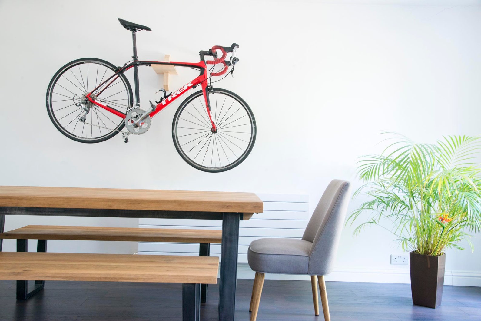 Handmade Wooden Bike Rack Etsy