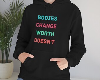 Sudadera unisex Body Positive / Mezcla de algodón, Aceptación corporal