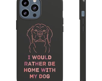 Dog Mom Tough-telefoonhoesje voor iPhone, Samsung, Pixel
