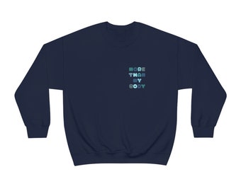 Felpa girocollo More Than My Body / Pullover Body Positivity