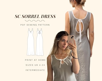 Vestido SC Sorrel - Patrón de costura digital - Slow Circle