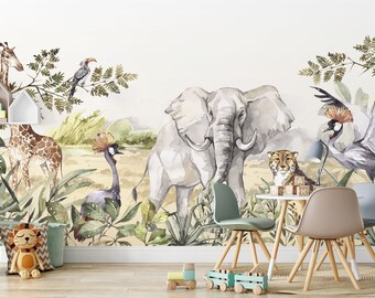 Elephant Wallpaper Etsy